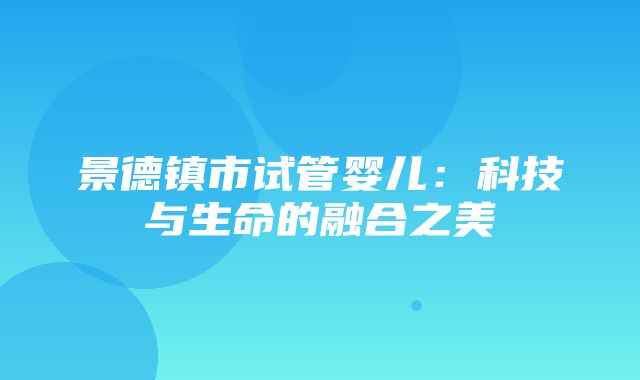 景德镇市试管婴儿：科技与生命的融合之美