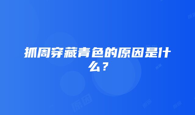 抓周穿藏青色的原因是什么？